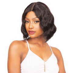 Janet Collection 100% Natural Virgin Remy Human Hair Deep Part Wig - KAMEL