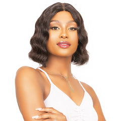 Janet Collection 100% Natural Virgin Remy Human Hair Deep Part Wig - KAMEL