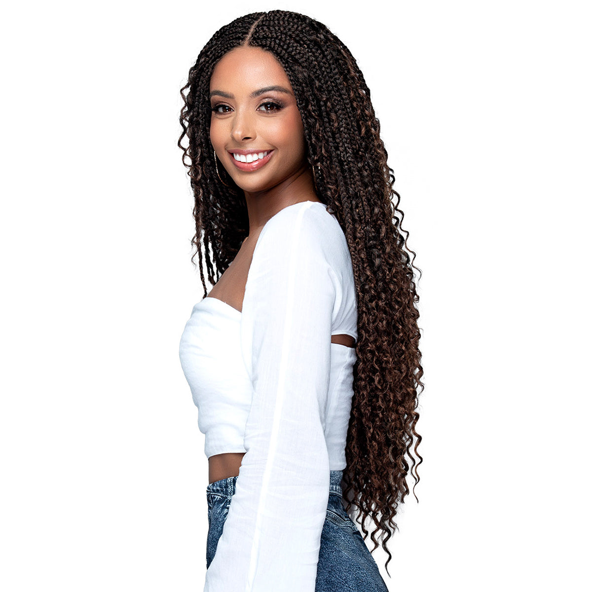 Bobbi Boss Synthetic Hair HD Lace Front Wig - MLF624 BOX BOHO BRAID 30