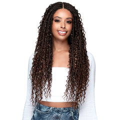 Bobbi Boss Synthetic Hair HD Lace Front Wig - MLF624 BOX BOHO BRAID 30