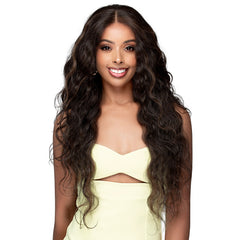 Bobbi Boss Human Hair Blend 13x4 HD Full Lace Wig - FLB001 RAVEN