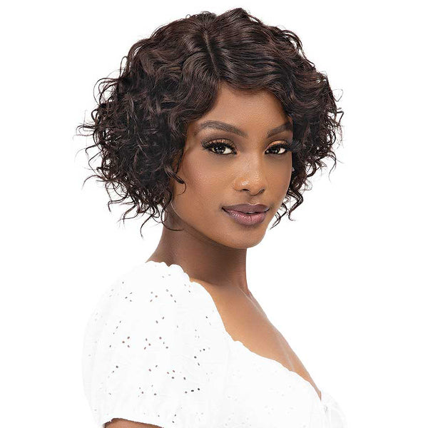 Janet Collection 100% Natural Virgin Remy Human Hair Deep Part Wig - DELILAH