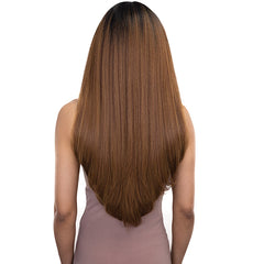 Janet Collection Synthetic Extended Deep Part Lace  Wig  - JUNE