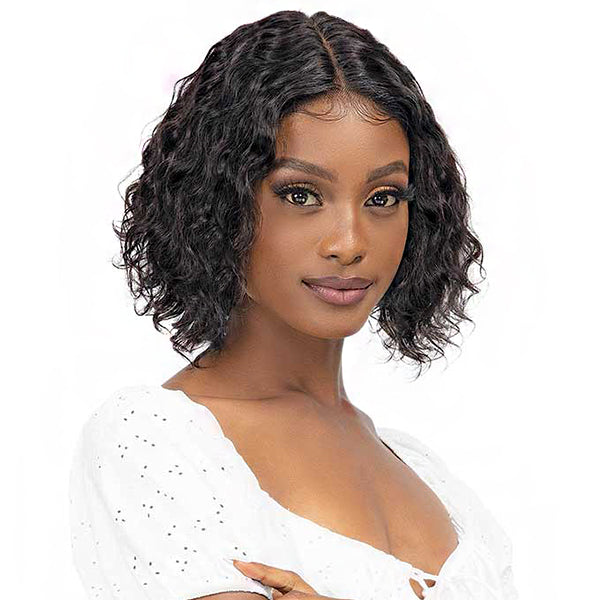 Janet Collection 100% Natural Virgin Remy Human Hair Deep Part Lace Wig - ZARIA