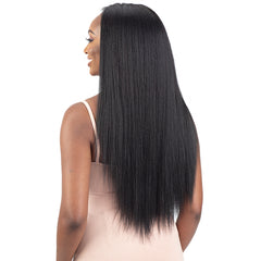 Organique Synthetic Hair U Part Wig - NATURAL YAKY STRAIGHT 28