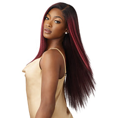 Outre 100% Human Hair Blend 5x5 HD Lace Closure Wig - HHB YAKI STRAIGHT 26