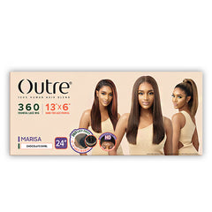 Outre 100% Human Hair Blend 360 HD Frontal Lace Wig - MARISA (13x6 lace frontal)