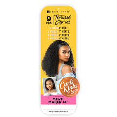 Sensationnel Curls Kinks & Co Synthetic Hair Clip ins - MOVE MAKER 14