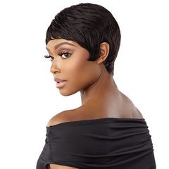 Sensationnel 100% Human Hair Empire Salt N Pepper Wig - EVIE